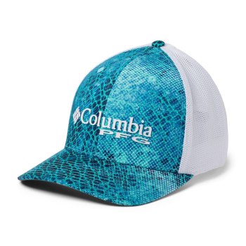 Columbia Ženske Kape - PFG Camo Mesh Ball Svijetlo Tirkizne | UNKE-01864